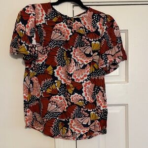 Floral Patterned Women's Top
